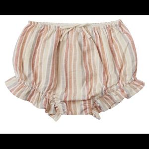 Ruler and Cru striped flutter bloomers